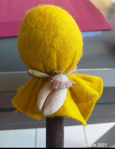 Création de ma Mailloche pour mon Tambour Bisca'Reiki 1