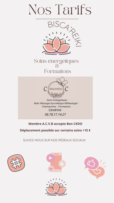 Tarifs bisca reiki 11